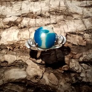 Surfite ring 925 silver handmade